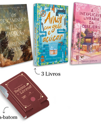 Clube Entre Romances [Amor com gelo e açúcar, Os descaminhos de June Farrow e A inexplicável livraria da cerejeira] + Brindes