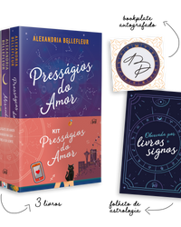 Coleção Presságios do Amor + Folheto + Bookplate autografado